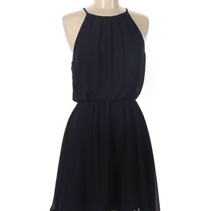 Medium Lush Little Black Dress with Open Back
